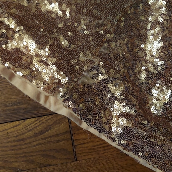 GOLD PARTY Sequin Bodycon Slip Dress 💕 - Picture 12 of 12